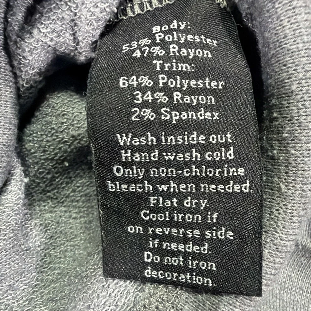 Women's Rock Republic Angel Wing Sweater Gray XL Riveted Distressed